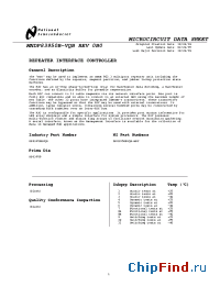 Datasheet DP83950BVQB manufacturer National Semiconductor